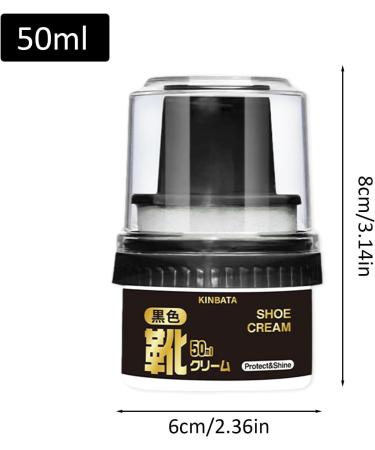 NEFLUM Boot Oil Wax 50ml High Gloss Boot Polisher With Applicator Shoe Care Kits For Leather Shoes Boots Clothes Sofa Belt Seats Bags Black Shoe Polish - Buy Online on GoSupps.com