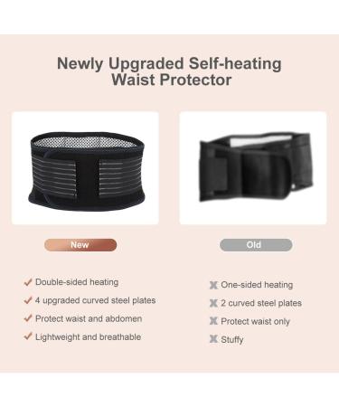 XWSM Lumbar Support Girdle with 20 Magnets - Self-Heating Back Support for Sciatica Scoliosis & Herniated Disc Relief (XL/X-Large) - Ideal for Men & Women - Buy Online on GoSupps.com