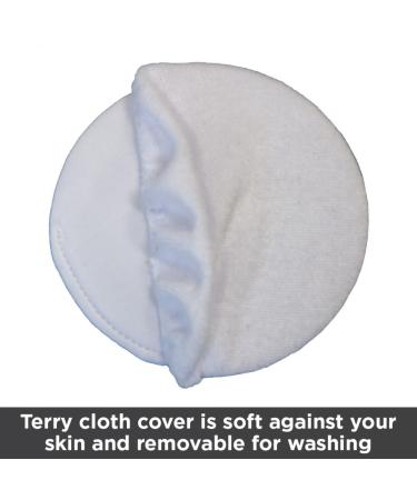 BraceAbility Hernia Belt Replacement Pad | Silicone & Soft Fabric Cover for Hernia Support | Fits Elastic Binders & Belts - Buy Online on GoSupps.com