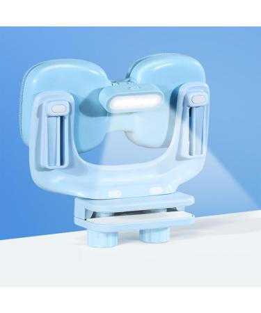 Writing Posture Corrector - Desk Writing Vision Protector with Light - Adjustable Height Double Chest Support Back Straightener Support for Students Vision Protection Sky Blue - Buy Online on GoSupps.com