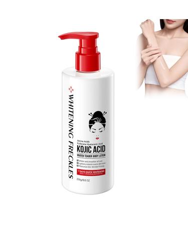 Crsetmyth Kojic Kojic Acid Skin Whitening Body Lotion 250 G Skin Whitening Cream Brightening Body Lotion with Kojic Acid Skin Lightening Body Cream for Radiant Skin