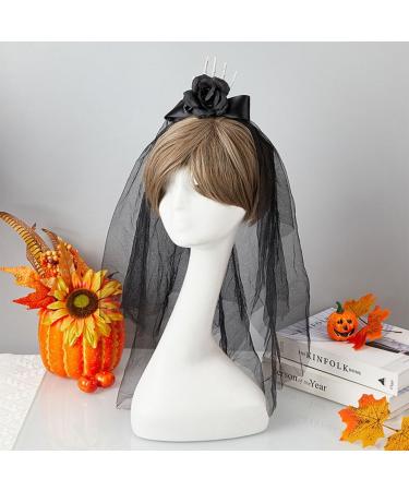 AJTUTUS Creative Halloween Skull Flower Headbands Functional Hair Accessoy with Skull Flower Designs Unique Halloween Headdress - Buy Online on GoSupps.com