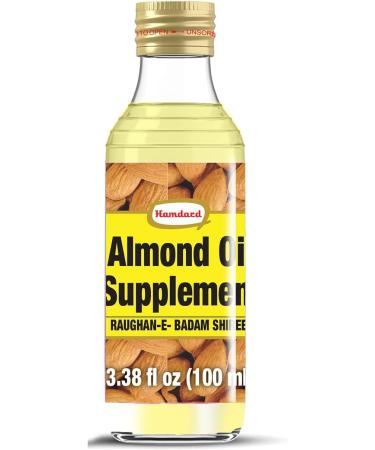 Hamdard Raughan-E- Badam Shireen Almond Oil and Pure Rose Water Spray (Combo) - 100ml / 3.38 Fl Oz Each - Buy Online on GoSupps.com