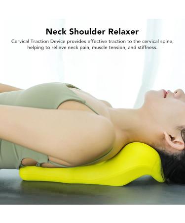 Banapoy Neck Stretcher & Shoulder Posture Corrector - Pain Relief Deep Tissue Massage & Cervical Traction Device for Neck Hump Support - Buy Online on GoSupps.com