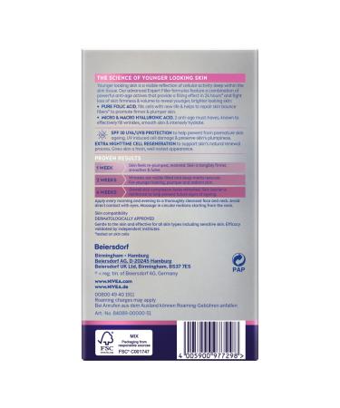 Nivea Hyaluron Cellular Filler Anti-Age Day & Night Set - 2 x 50 ml Facial Care with Hyaluron Collagen Booster & Magnolia Extract - International Shipping Available - Buy Online on GoSupps.com