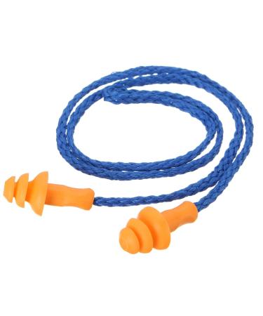 Waterproof earplugs 10Pcs Soft Silicone Corded Ear Plugs Ears Protector Reusable Hearing Protection Noise Reduction Earplugs Earmuff Easy to use and Durable