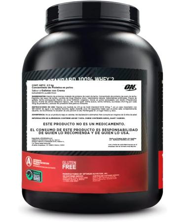 Optimum Nutrition 100% Whey Gold Standard Cookies and Cream 5 LB Buy Premium Protein Online - Buy Online on GoSupps.com