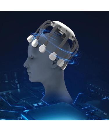 Buy Electrical Head Massage Device - LED Scalp Massager with 5 Vibration Modes for Ultimate Relaxation | International Shipping - Buy Online on GoSupps.com