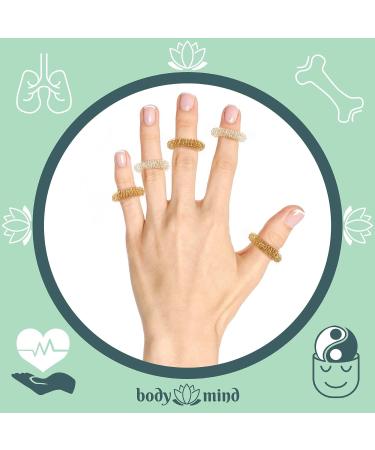 Buy Acupressure Ring Set - Yin Yang Finger Massage Rings for Relaxation | Wellness Massage for Fingers & Toes (10 Pack) - International Shipping Available - Buy Online on GoSupps.com