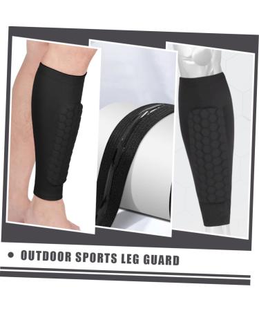 FRCOLOR Anti-Collision Leg Sleeves | Compression Basketball & Kickboxing Shin Pads | Honeycomb Polyester Calf Sleeve for Men - Buy Online on GoSupps.com