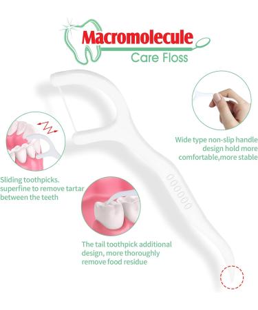 Annauiy Dental Sticks 3-Pack (300 Pieces) - Disposable Dental Silk Sticks for Effective Dental Cleaning & Care | Ideal for Hotels & Parties - Buy Online on GoSupps.com