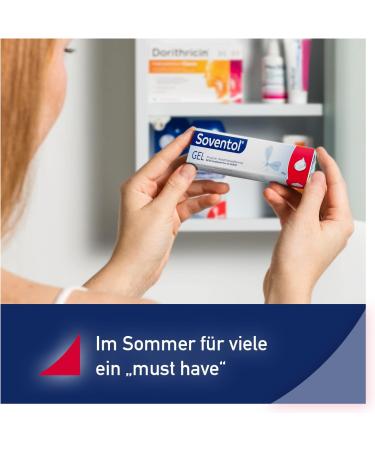 Soventol Gel 20g for Insect Bites & Itching - Cooling Relief for All Ages - Travel Pharmacy Essential - Buy Online on GoSupps.com