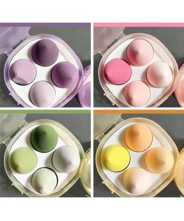 Buy 4PCS Stretchy Portable Elastic Beauty Sponge Set for Flawless Foundation - Smooth Makeup Applicators with Box | International Shipping Available - Buy Online on GoSupps.com