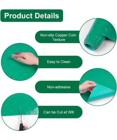 Amfun Reptiles Carpet 45x200cm - Non-Slip PVC Bed Linen for Terrarium | Ideal for Lizards Chameleons Turtles Iguanas & Bearded Dragons (Green) - Buy Online on GoSupps.com