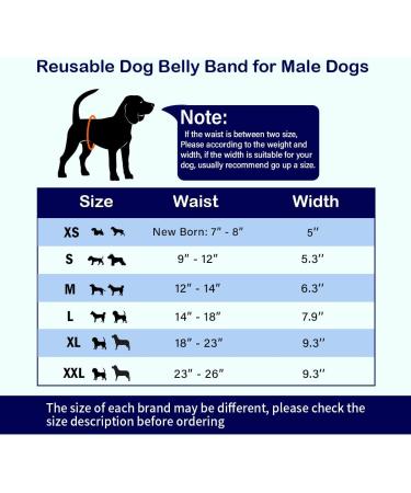 Shop Micoooyo Washable Abdominal Bandage for Men | Reusable Dog Diapers (3-Pack) | Adjustable Suction-Able Wraps for Small Dogs (22.8-33cm Waist) - Buy Online on GoSupps.com