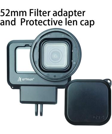 Artman Vlogging Housing Case for GoPro Hero 9/10 with Cold Shoe Mount - Compatible with Tripod, Selfie Stick, Monopod - Ideal for Vloggers - Buy Online on GoSupps.com
