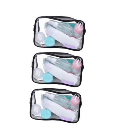 MAGICLULU 3 Sets Travel Bottle Travel Lotion Container Multi-function Lotion Bottle Portable Multi-function Travel Container Travel Containers Empty Filling Artificial Fiber Silicone Bottle