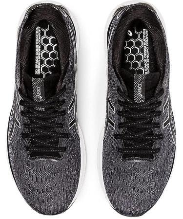ASICS Men's Gel-Nimbus 24 Running Shoes 11 - Black/White - Buy Online on GoSupps.com