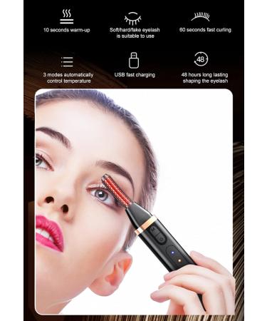 Electric Lash Styling Tool Portable Reusable Heated Curler for Eyelashes Battery-Powered Eye Makeup Gadget - Buy Online on GoSupps.com