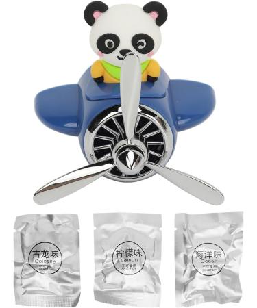 Car Air Outlet Vent Fresheners - Long Lasting Cute Pilot Diffuser with 3 Aroma Tablets - Blue | International Shipping - Buy Online on GoSupps.com