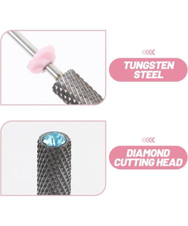 minkissy Nail Bits Safety Bits for Nail Drill Cuticle Drill Bits for Nails Grinding Nail Drill Bit Manicure Nail Drill Bits Manicure Nail Bit Tungsten Steel Nail Clippers Acrylic - Buy Online on GoSupps.com