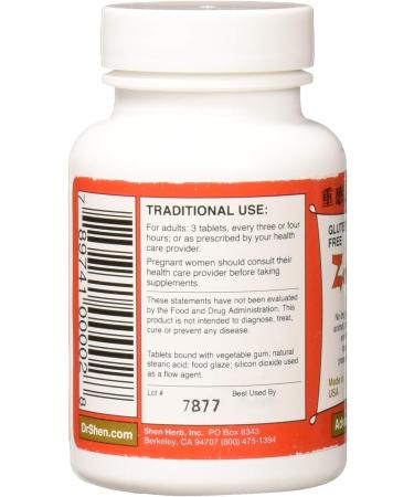 Dr. Shen's Zong Gan Ling Severe Cold and Flu Relief Tablets - 750mg (90 Count) - Buy Online on GoSupps.com