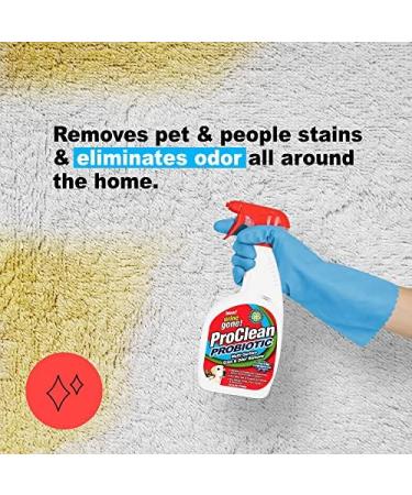 Urine Gone ProClean Stain Remover & Odor Eliminator - Probiotic Multi Surface Cleaner 20 Fl Oz (3 Pack) - Buy Online on GoSupps.com