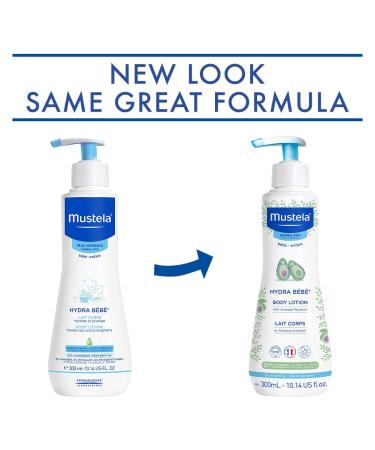 Mustela Hydra Bebe Body Lotion - Daily Moisturizing Baby Lotion - Avocado, Jojoba & Sunflower Oil - 2-Pack - 10.14 Fl Oz - Buy Online on GoSupps.com