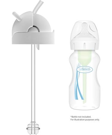Dr. Brown's Sippy Straw Bottle Conversion Kit - Wide-Neck 2 pack - Buy Online on GoSupps.com