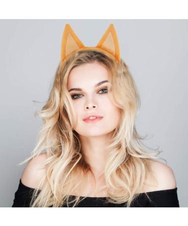 Jing Xin Dog Ears Headbands - 2 PCS Halloween Cosplay Costume Accessories for Kids & Adults - Buy Online on GoSupps.com