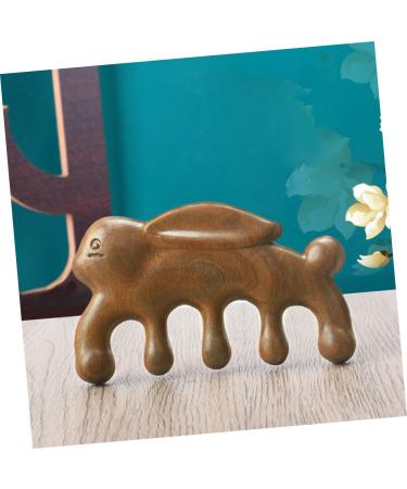 Frcolor 4-Piece Green Sandalwood Massage Comb Set | Multifunctional Scalp Nursing & Hair Care Comb | Ideal for Dropshipping - Buy Online on GoSupps.com