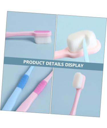 Minkissy 4-Piece Soft Handle Toothbrush Set for Adults - Ultra Soft Bristles Perfect for Sensitive Gums & Pregnant Women | International Shipping - Buy Online on GoSupps.com