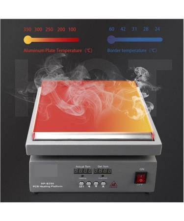 ARTGOS Multifunction Pre-Heat Station - 18x10 cm Dual Digital Display Temperature Control & BGA Heating Platform for International Shipping - Buy Online on GoSupps.com