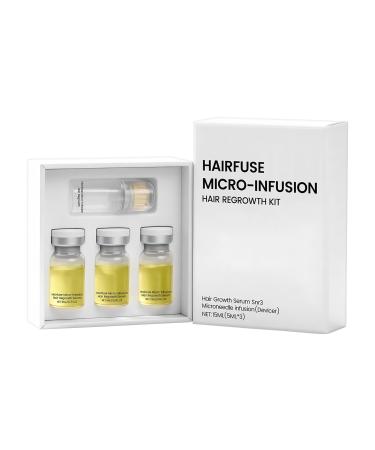 Hair Fluid Moisturizing Beauty Care Set 5mlx3 with Roller Shiny Smooth Hair Scalp Fluid for Fine Damaged Thinning Split Ends