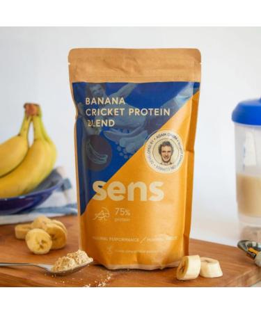  SENS SENS Adam Ondra Protein Powder Banana Protein Powder Lactose Free and Added Sugar Protein Powder Grilled Protein Shake with Insect Protein - Buy Online on GoSupps.com