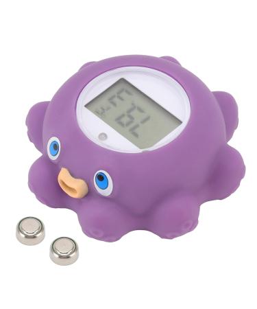 Baby Bath Thermometer - Cute Octopus Floating Toy with Intelligent Timing Alarm - Buy Online on GoSupps.com