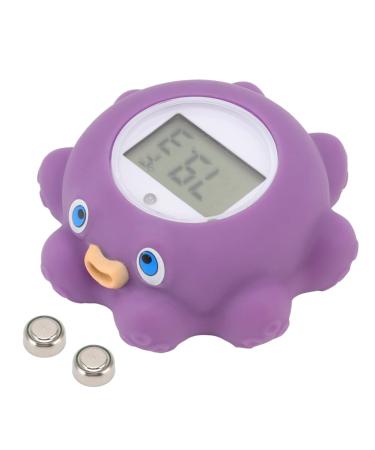 Digital Baby Bath Thermometer  Infant Bath Safety Water Temperature Tester  Bath Tub Floating Toy Thermometer with Intelligent Timing Measure Function for Baby Bath