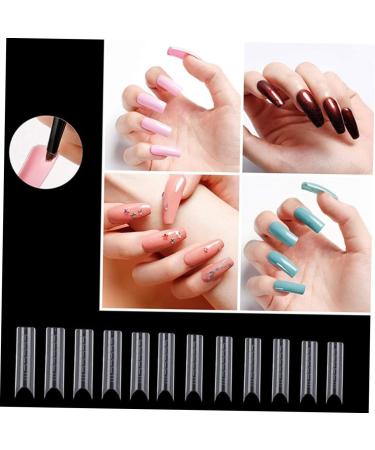 minkissy 1 Set Nail set acrylic nail forms nail art tips gel nail extension forms Manicure Grinding Strip Nails Extension Brush Pen manicure kit Manicure Pen plastic nail glue white shaping - Buy Online on GoSupps.com