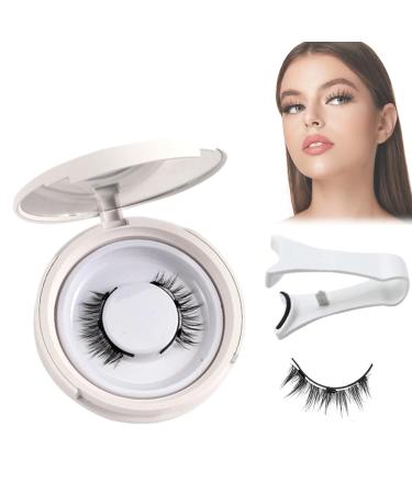 Brillash Magnetic Lash Kit Magnetic Eyelashes Brillash Magnetic Eyelashes with Applicator No Glue Needed Reusable Magnetic Eyelashes Easy to Wear and Remove (Fuller)