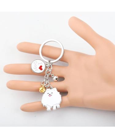 Ensianth Dog Keychain - Perfect Gifts for Dog Lovers | Puppy Paw Print Keyring for Dog Owners | Ideal Dog Mom & Dad Gift - Buy Online on GoSupps.com