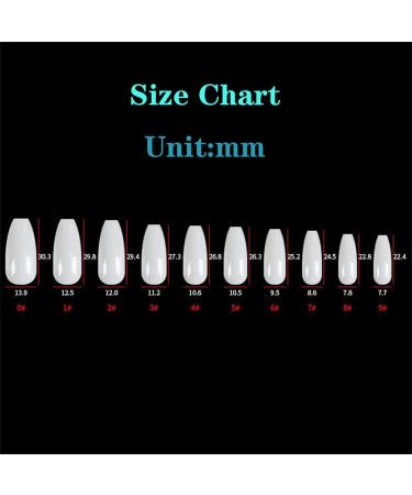 Long Fake Nail Full Cover with Glue Detachable Pink Blue Heart French Press on Nails 24 Pieces Finger Nail Art Tips for Nail Salons and Women DIY Nail Art - Buy Online on GoSupps.com