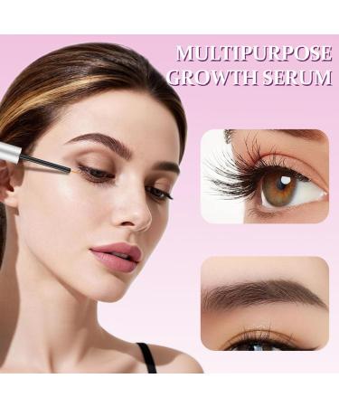 AUYAO Eyelash serum for thin and brittle eyelashes natural eyelash serum for faster eyelash growth fuller growth promoting eyelash growth lengthening and strength 5 ml - Buy Online on GoSupps.com