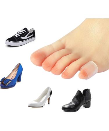 HioIoiH Pinky Gel Toe Sleeves Protectors - 10 Pack for Blister, Corn, Calluses & Bunions Relief - Buy Online on GoSupps.com