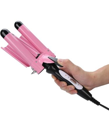 3 Barrel Curling Iron - 28mm Electric Hair Waver & Crimper with Adjustable Temperature | Ceramic Coating for All Hair Types - Buy Now - Buy Online on GoSupps.com