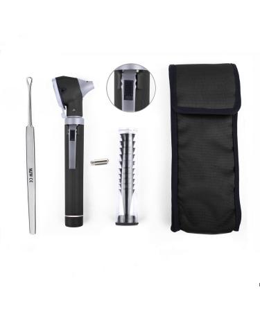 Fiber optic mini otoscope ear healthy tool for home use with LED light