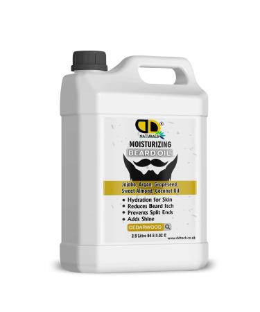 DD teck Moisturizing Beard Oil for Men with Cedarwood Scent - Promotes Beard Growth Conditions & Nourishes Moisturizes Skin Repairs Dry Beard - Beard Grooming & Styling