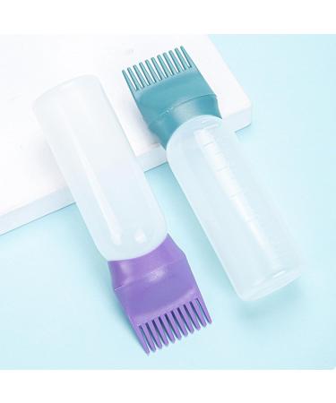 3Pcs 6oz Large capacity Root Comb Applicator Bottle Hair dye brushRoot Comb Squeeze Applicator Bottles with Graduated Scale for Salon Hair Coloring Dyeing Scale for home DIY Use - Buy Online on GoSupps.com