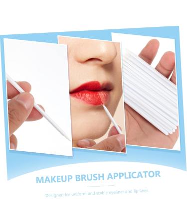 VINTORKY 100pcs Disposable Eyeliner Brush Make up Kit Eyeliner Pencil Cosmetic Eye Wands Makeup Brush White 9x6.5cm White - Buy Online on GoSupps.com