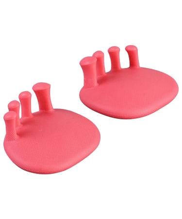 YTGER Foot Arch Trainer Posture Corrector Leg and Foot Shapes Toe Separators Toe Straightener for Relaxing Toes Bunion Relief Hammer Toe (1 Pairs) Pink
