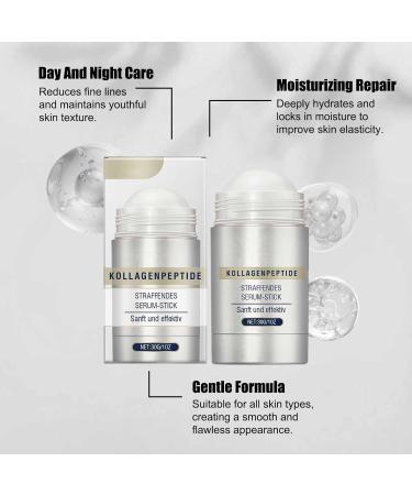  YUNFAN Stick Collagen Peptide Firming Serum Anti-aging Facial Moisturizer Retinol Facial Firming Stick Face Neck Serum Stick (2) - Buy Online on GoSupps.com